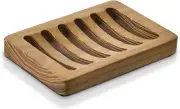 teak‘ Wood Bathroom Soap Dish For Bar Soap Draining Wooden Soap Holder For Show