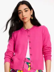 Cashmere Crewneck Cardigan