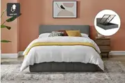 Matt Blatt Otis Panel Gas Lift Bed (Grey)