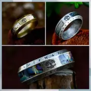 Vintage Viking Men Titanium Stainless Steel Ring Punk Blessing Tree of Life Ring