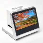 MegLob 22 MP Film & Slide Scanner, Portable Film Negative Scanner Slide Viewer, Film Scanning Equipment with 5" Display Screen, Built-in 16GB Memory, Converts 135/110/126 KPK and Super 8Mm into JPEG