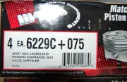 Hi-Tech 6229C+075 (.030) Set of 4 Pistons fits L4-2.0L Chrysler