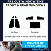 Pre Cut Window Tint For Subaru Legacy 4-door Saloon 2015-2019 - Full Kit