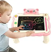Lcd Writing Tablet - Educational Erasable Sketch Pad with Stand - Reusable Art Supplies, Learning Tool for Home, School, Travel