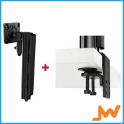 Atdec AWMS-1340 130mm Arm Heavy-Duty F Clamp - Black