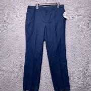 Inc International Concepts Pants Men's 33 32 Blue Regular Fit Flat Front