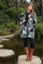 Pattern Coat--SEES-SW3039