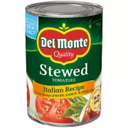 Del Monte Italian Recipe Stewed Tomatoes 14.5 Oz (Pack of 12 Cans)