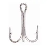 Bulk Box of 1000 Eagle Claw 777 Tinned 4X Strong Beak Treble Fishing Hooks