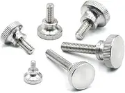 GB834 Stainless Steel Knurled Head Step Thumb Screw with Collar M2 M2.5 M3 M4 M5 M6(M6x35 5pcs)