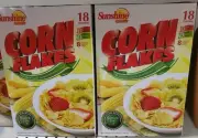 Sunshine Corn Flakes Cereal 510g (18 oz) Traditional Breakfast Cereal