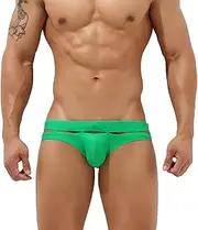 [Generic] Men Sexy Low Waist Underpant Lace Triangular Printing Summer Swimming Short Soft Underwear Trunk Short Mens Board Shorts Long