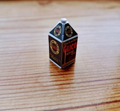 Glico vintage oil can to suit Mamod / Wilesco steam engines. Scale accessories