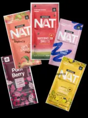 Pruvit Keto OS NAT Ketones Watermelon, Pom Berry, Cotton Candy, Peach 5 pk Mix