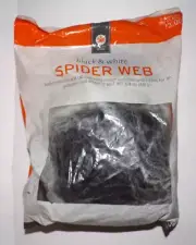 New Decor Halloween black & white Spider Web Decorations 2.4 oz. HolT