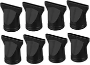Hair Dryer Nozzle Accessories 8pcs Set Diffuser Hair Narrow Concentrator Nozzle Replacement for Salon Home