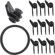 Parliky 20Pcs Convenient Fishing Hooks Keeper with Unique Ring Design for Outdoor Fishing Tools Practical Rod Hooks for and Efficient Use for Family Fun