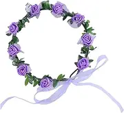 [Oxtxuzdm] Stylish Flower Headband for Weddings Parties and Festivals Styling with Unique Colors and Comfortable Party Headwar