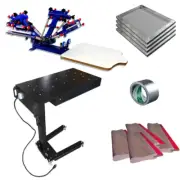 Newest 4 Color Screen Press&Flash Dryer Kit for Printing Metal,Copybook etc.