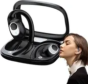 Wireless Earbuds Women - Fitness Over-Ear Earphones | Stereo Noise Cancelling Headset Digital Display for Gym Sport Running Women Men