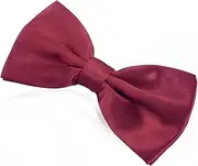 [WALWAL] Premium Bow Tie for Men: pre-tied, Adjustable, Durable & Stylish - Perfect for Weddings, Formal & Casual Events - Fits All Men & Gifting Ready(Burgundy)