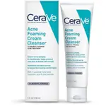 【費城洛基】預購 CERAVE 痘痘洗面乳 含4%過氧化苯 玻尿酸和煙酰胺 乳霜泡沫配方（150 ML）美國直送🇺🇸