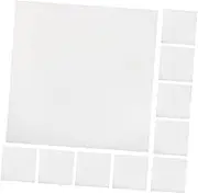 BESTOYARD 1set Dehydrator Tablets Blank Linoleum Dehydrator Dehydrator Portable Portable Heater Portable Drying Line Retractable Cover A4 Linoleum White 12pcs