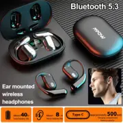 Wireless Bluetooth 5.3 Open Ear Earphones Sports Headphones Gym Earbuds with Mic