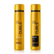 Cortex Beauty - Nutri Curls | Curl Enhancing Shampoo & Mask Bundle | 10.14oz