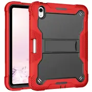 MCC Impact Shockproof iPad (A16) 11-inch 11th Gen 2025 Case Cover Apple iPad11 [Red+Black]