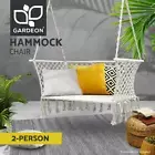 Gardeon Hanging Hammock Chair Outdoor Portable Hammocks Bed 2 Person Cream