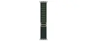 49-mm Dark Green Alpine Loop — Small — Natural Titanium Finish