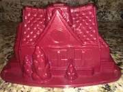 NORDIC WARE Gingerbread House Bundt Cake Pan RED - 9 Cups Cast Aluminum NEW