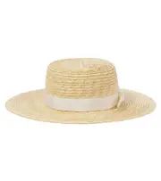 [Il Gufo] Il Gufo Straw sun hat Inch 19.7 white