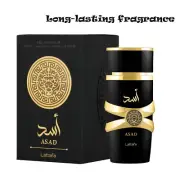 100ml ASAD by Lattafa Perfume Unisex Fragrance Spray Woody Amber Vanilla UAE