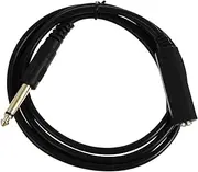 BAZEITFLOW 1Pc Male to Female Guitar Audio Cable Black Durable Extension Line for Guitar Enthusiasts for Parties Weddings and More