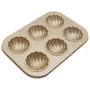 6-Stay Madeleine Banana Cake Non-Stick Mold | hob