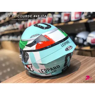 【豪新安全帽部品】KYT TTC TT-COURSE #48 Italy 義大利 限定 選手彩繪 全罩帽 安全帽 免運費