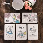 【收納皇后】DISNEY 迪士尼 愛麗絲 珪藻土皂墊 肥皂盒 杯墊 柴郡貓/白兔