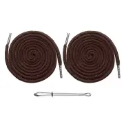 2pcs Drawstring Cords 51" Replacement Drawstring with Threader, Coffee