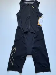 2XU Light Speed Front Zip Trisuit SIZE: XL Black