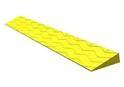 Threshold Ramp for indoor, eco-friendly material, threshold ramps for doorways, non-slip wheelchair ramp for doorways, bathroom, stairs, bicycle, garden tools(Yellow,100*20*9cm)