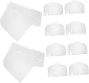 IMIKEYA 10pcs Garment Bags Clear Shoulder for Boy Girl Clothes Breathable Suit and Coat Protectors Transparent Hangers Capacity for Dust and Stain