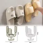 2Pcs Wall Mounted Slipper Racks Self-Adhesive Storage Hooks Household