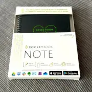 ROCKETBOOK NOTE Smart Reusable Notebook B6 Size 5x7" - 36 pages - Black