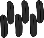 Gatuida 6Pcs Mini Silicone Shoulder Enhancer Pads Non Slip Invisible Shoulder Strap Gasket Comfortable Black Shoulder Pads for Everyday Use
