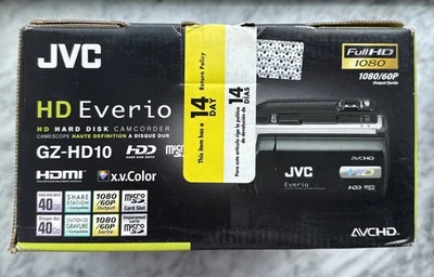 NEW SEALED JVC Everio Camcorder GZ-HD10/ Full HD 1080i/40GB HDD