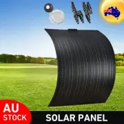 12V 300W Flexible Solar Panel Mono Home Caravan Camping Power Charging Battery