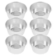 6 Pcs Mini Sponge Cake Tins Pie Molds for Baking Pudding Cup Party Cups