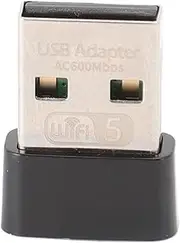 USB Wireless Adapter, WiFi Dongle MU MIMO 600Mbps 2.4G 5G USB WiFi Adapter Network Transceiver Adapter PC WiFi Adapter for Desktop PCs Laptops